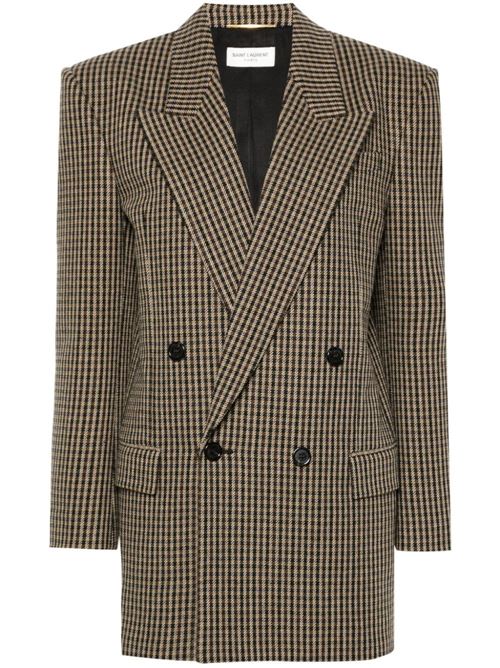 Checked blazer SAINT LAURENT | 798010Y2H829364